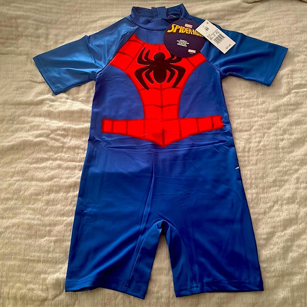 Spiderman 5T swimsuit